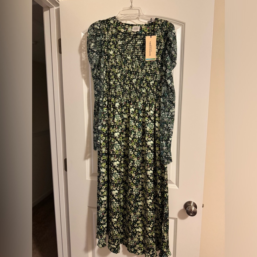 NWT Scotch & Soda Floral Dress, Size Medium